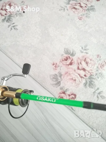 Спининг въдица Osako 2.10 със макара и примамки + калъф, снимка 13 - Въдици - 55508898