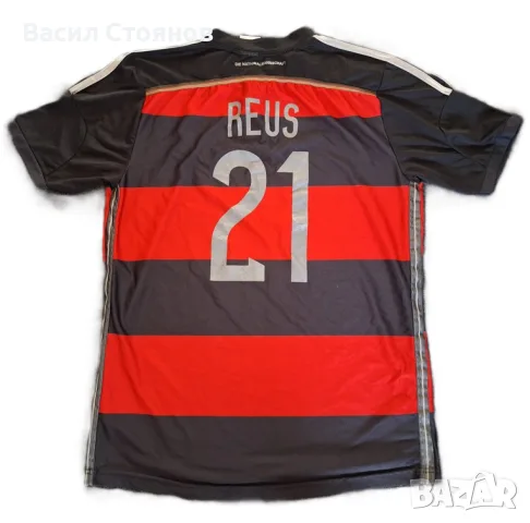 Германия / Germany ADIDAS #21 Reus - World Cup 2014 away jersey - размер L, снимка 2 - Фен артикули - 55656794