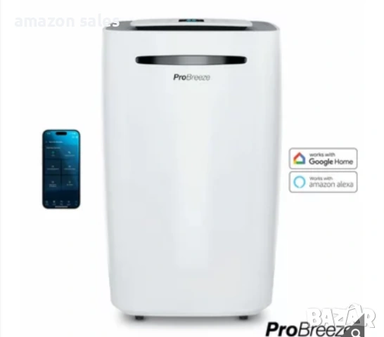 Pro Breeze 20L/Day Smart 20-л./ден влагоабсорбатор,резервоар 5,5л,електрически