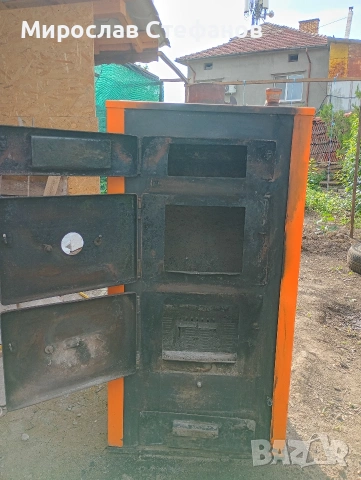 Котел Прити на твърдо гориво  30 KW, снимка 2 - Отоплителни печки - 54727641