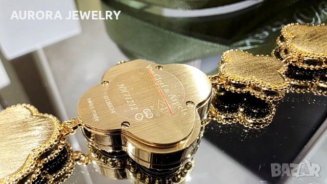 Van Cleef & Arpels VCA Black Onyx Alhambra Дамски Часовник, снимка 10 - Дамски - 54013116