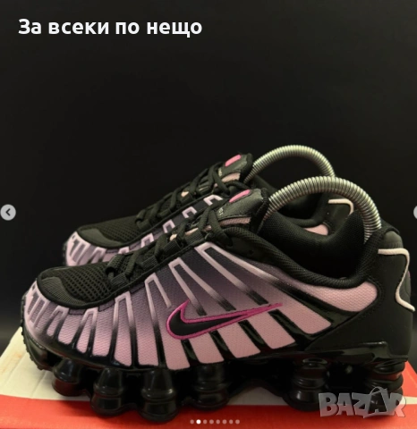 Nike Shox TL Black Playful Pink Дамски Маратонки С Кутия👟Дамски Спортни Обувки Код Kixie5, снимка 3 - Маратонки - 54600025