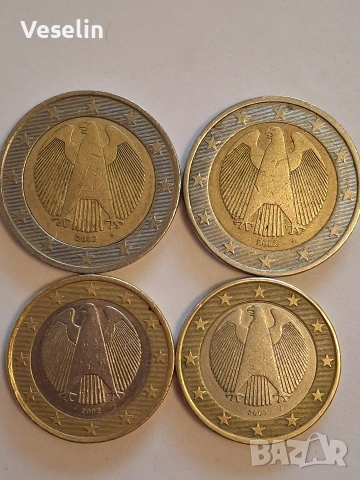 1 и 2 Евро Германия " D "и "J"