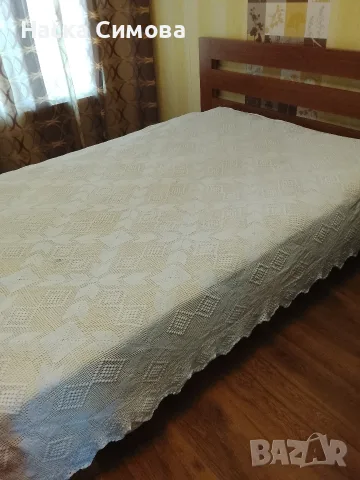 Плетена покривка на една кука за спалня 200/220см.