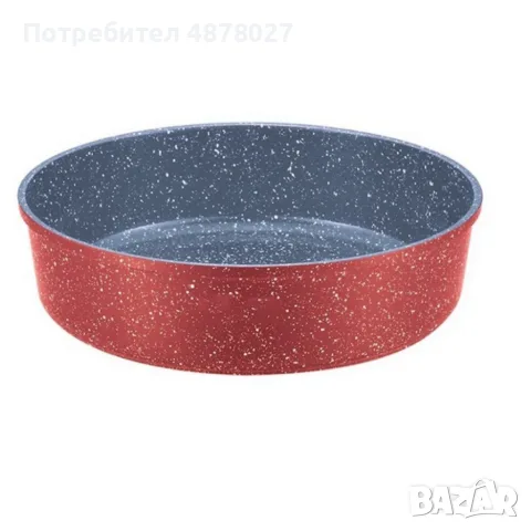 Кръгла тава за печене Oliver Voltz OV54322B28/30/32 см – керамично-мраморно покритие, снимка 4 - Съдове за готвене - 55516999