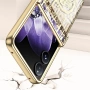 Твърд Калъф за Xiaomi Mix Flip 5G Mechanical Legend Electroplating PC с Протектор – 5 цвята, снимка 8