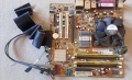 Ретро дънна платка ASUS P5B-VM (Socket 775, DDR2) + процесор, охладител и кабели, снимка 1