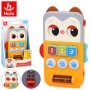 Интерактивна играчка тип „busy board" под формата на телефонче Бухал, Монтесори , снимка 4