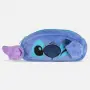 Плюшен несесер stitch син с 3d уши 20x5x9 см_1264465, снимка 2