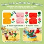 Нова играчка деца DIY Комплект За Изработка На Цветя И Рози От Пластилин, снимка 4