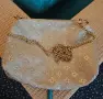 Златиста нова чанта със дръжка синджир, снимка 3