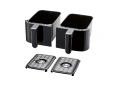Двоен Двузонов Фритюрник с Горещ Въздух SILVERCREST SHLFD 2600 B1 1973, снимка 4