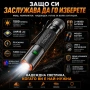 Мини мощен фенер YEMAO M52 – 1500 Лумена, 2 акумулаторни батерии, магнит и USB-C зареждане, снимка 5