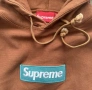 supreme Boxlogo Hoodie Rust FW17 , снимка 2
