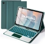 Нов Samsung Galaxy Tab A11 Plus A9 Plus калъф кейс с клавиатура тъчпад подсветка таблет Самсунг, снимка 2