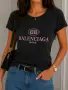 Balenciaga Дамска Тениска👕Дамска Блуза С Къс Ръкав Баленсиага - 2 Цвята Код A1614, снимка 1
