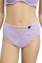 Комплект бельо Hunkemöller 80C / L в нежен лавандулов цвят с дантела, снимка 5