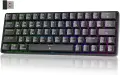 Геймърска клавиатура TMKB T63, 60% безжична механична клавиатура с Bluetooth/2.4G/Type-C, снимка 1