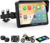 Carpuride W702T Pro + TPMS (сензори за гуми) мотоциклет Carplay + Android Auto, навигация,мултимедия, снимка 1