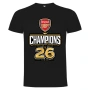 ШАМПИОНСКИ тениски ARSENAL CHAMPIONS / АРСЕНАЛ 2026! Поръчай с ТВОЯ идея!, снимка 2