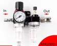 HearkenFlow AFC2000 – Пневматичен въздушен филтър с регулатор на налягането и влагоуловител 1/4", снимка 2