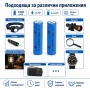 Презареждаща се акумулаторна литиевойонна батерия 14500 1300mAh 3.7V за фенри прожектори лазери, снимка 3