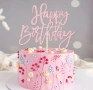 8 броя Happy birthday различни цветове декорация на торта , снимка 4