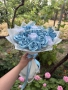 Вечен букет от сатенени рози, снимка 2