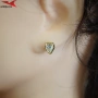 Обеци с 14К златно покритие 2141946, снимка 4