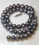 Огърлица от култивирани Таитянски перли (Tahitian perls)., снимка 2