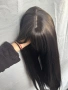 НОВА Черно-Кафява естествена перука! 100% високо качество, снимка 4
