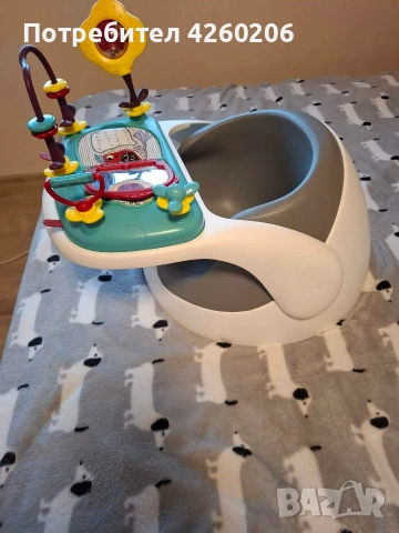 Столче за сядане Mamas & Papas Baby Snug с табла и играчки, снимка 2 - Други - 54866164