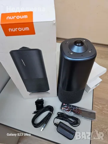конферентна камера Nuroum 360 Pro (модел C50), снимка 6 - Bluetooth тонколони - 55658248