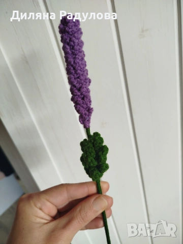 Плетени цветя, снимка 5 - Декорация за дома - 54291356