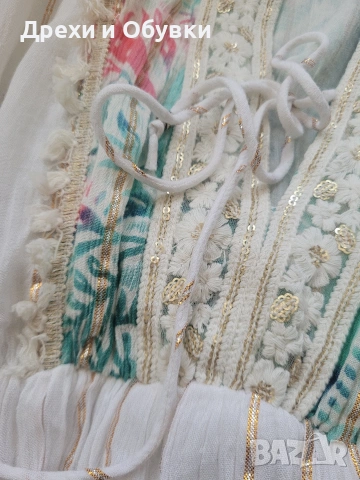 Лятна дълга бохо рокля , снимка 16 - Рокли - 54311145