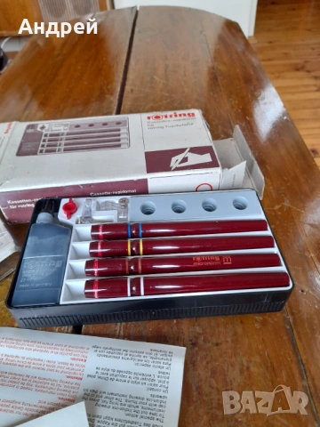 Стари рапидографи Rotring, снимка 4 - Други ценни предмети - 54753775