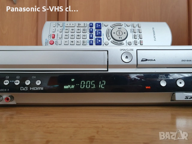 Panasonic DMR-EZ45V DVD-VHD recorder, снимка 4 - Плейъри, домашно кино, прожектори - 55156579