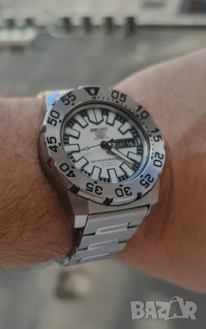 Рядък Seiko 5 Sports automatic "Baby Monster" SNZF45, отличен, бартер