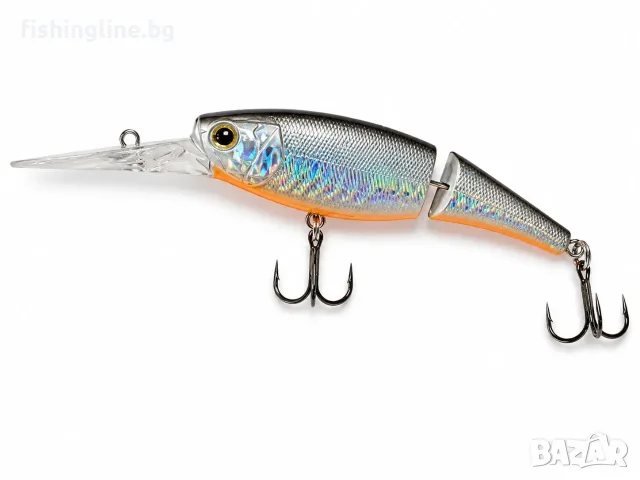 Strike Pro EG-206 F Deep Runner 80mm 13g – плуващ воблер за тролинг, щука и бяла риба, снимка 4 - Такъми - 55378900