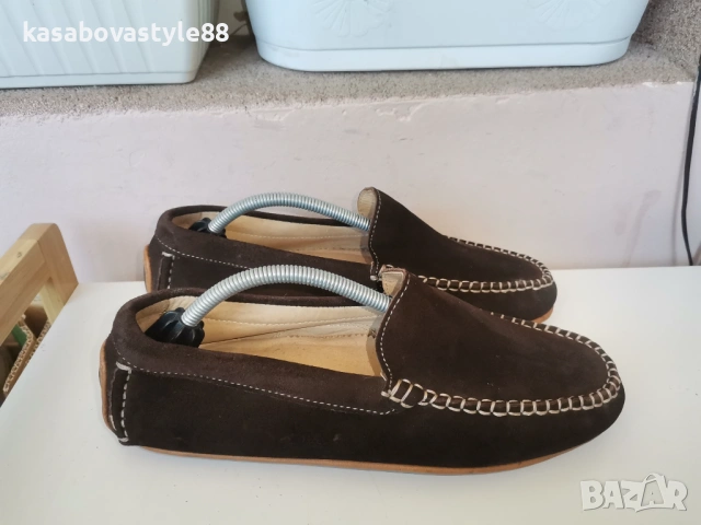 Мокасини Michel Note 39н.Естествен велур, снимка 2 - Дамски ежедневни обувки - 54217002