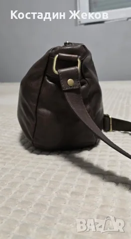 Дамска оригинална италианска чанта от естествена кожа. GENUINE LEATHER / BORSE IN PELLE / MADE, снимка 3 - Чанти - 55342144
