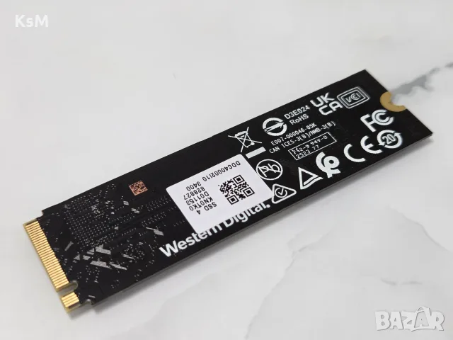 1TB NVMe M.2 SSD (PCIe 4.0 x4) gen4 WD PC SN5000S ссд 1тб хард , снимка 4 - Твърди дискове - 55609446