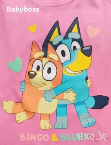 Модерна блуза за момиче Блуи Bluey, снимка 5 - Детски тениски и потници - 54288571