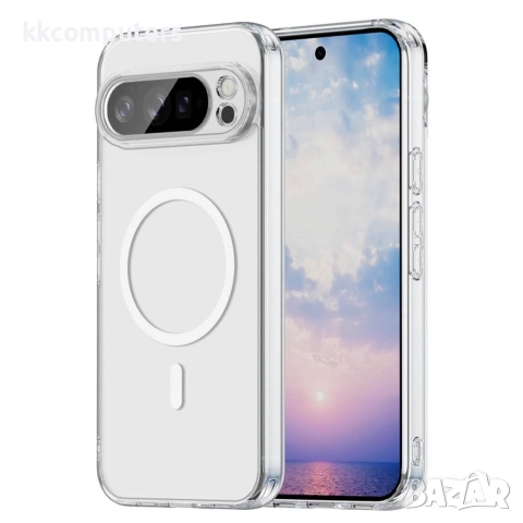 Google Pixel 10 Pro XL Калъф - Прозрачен, Магнитен, PC+TPU, 4 цвята, снимка 3 - Калъфи, кейсове - 55113980