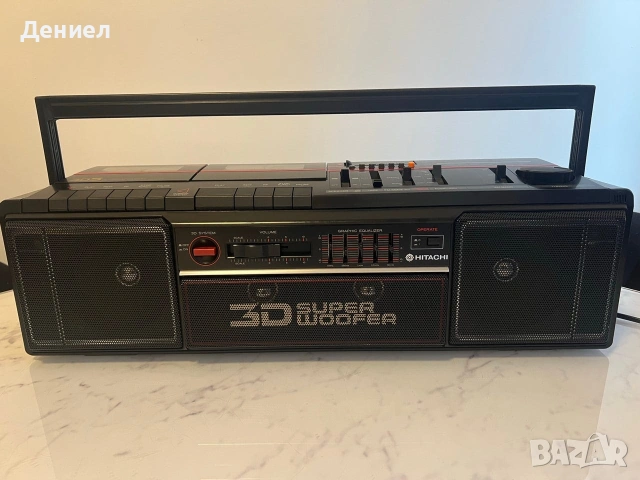 Радио - касетофон HITACHI 3D SUPER WOOFER