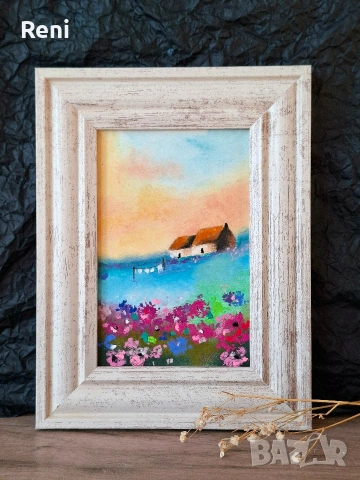 Пролет, миниатюра, пастел