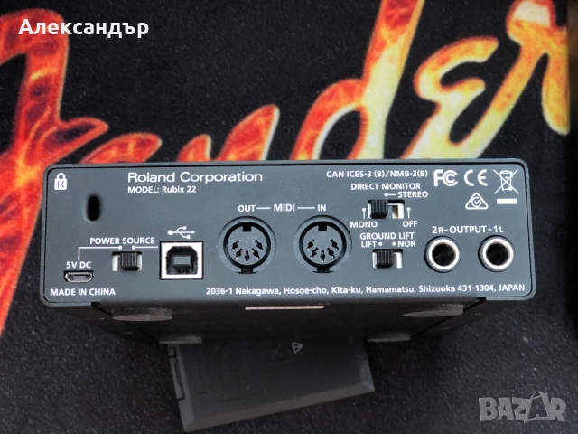 Roland Rubix22 USB Audio Interface, снимка 6 - Китари - 54489875