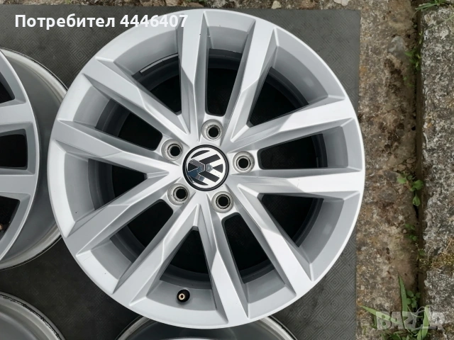 Оригинални джанти 16" 5х112 VW, снимка 4 - Гуми и джанти - 54948696
