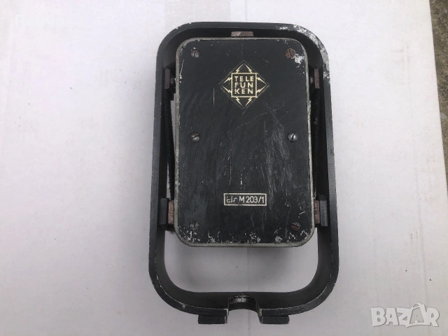 стар настолен, метален микрофон "TELEFUNKEN" ELA M 203/1 - 1933/36г. - ретро, снимка 10 - Антикварни и старинни предмети - 55191757
