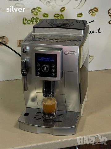 Кафемашина кафе автомат delonghi magnifica с гаранция, снимка 3 - Кафемашини - 55160358